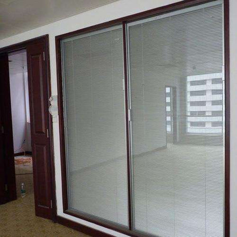 Factory direct sale large windows with built in blinds UB6289 on China WDMA