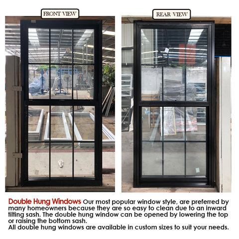 Factory direct selling types of windows double hung triple pane cost tall on China WDMA