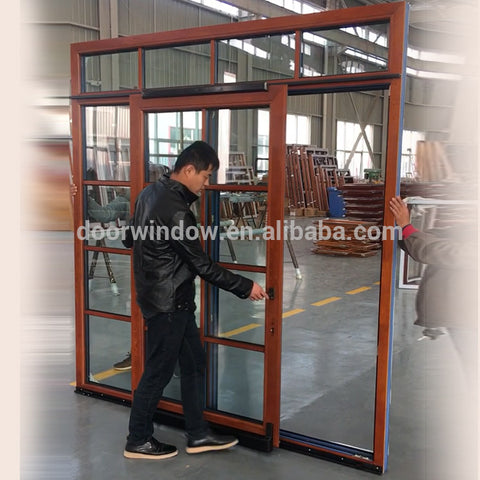 Factory direct supply double sliding patio doors for sale cost opening on China WDMA