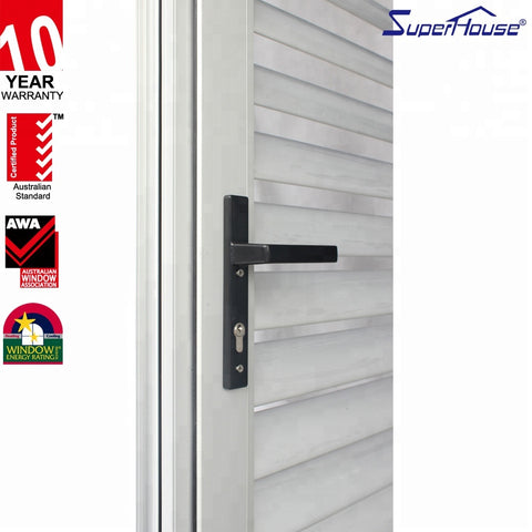Factory directly supply most popular high quality aluminium louver hinged door on China WDMA