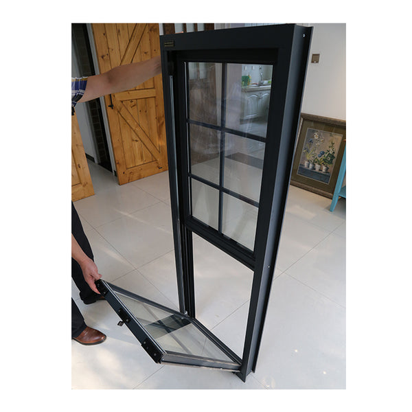 Factory double hung vs single windows commercial aluminum window frames on China WDMA