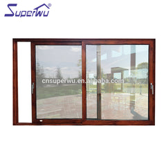 Factory made exterior glass panel doors french with blinds side panels on China WDMA