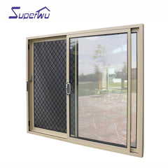 Factory made exterior glass panel doors french with blinds side panels on China WDMA