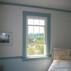 Factory price white color single hung window design for sale on China WDMA