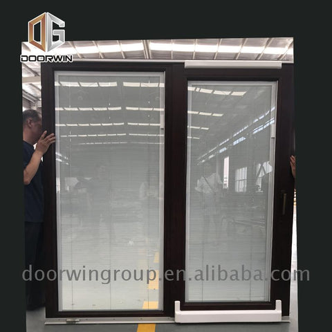 Factory supply discount price patio door with shades between glass window blind inserts options on China WDMA