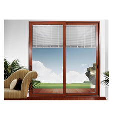 Fashion Beautiful Home Door Supplier Aluminium Alloy Frame Sliding Double Glass Window with Mosquito Net on China WDMA
