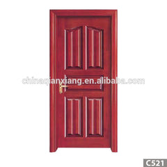 Fashion design fireproof durable moisture-proof solid wooden door on China WDMA