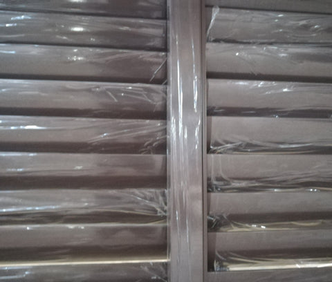 Fixed Blade Sliding Aluminum Louver Door for Internal & External Decoration on China WDMA