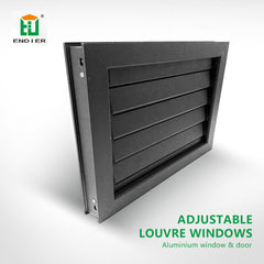 Fixed and operable louvre awning vertical shutter window bathroom aluminium adjustable louvre windows on China WDMA