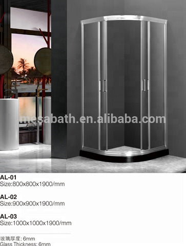 Buy Wholesale China Bathroom Accessories Shower Aluminum Profile