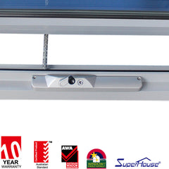 Florida Approval FL23013 hurricane proof impact resistance aluminium awning windows on sell on China WDMA