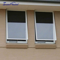 Florida Approval FL23013 hurricane proof impact resistance aluminium awning windows on sell on China WDMA