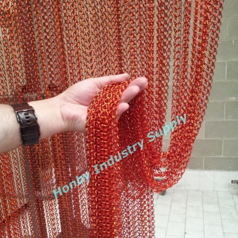 Fly screen aluminum link insect hanging door curtain on China WDMA