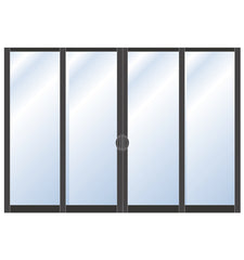 Foshan aluminum glass doors and windows aluminium profile sliding doors for interior office on China WDMA