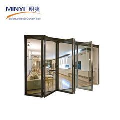 French style folding doors aluminum folding door modern iron doors on China WDMA