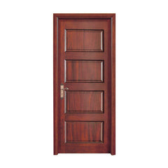 French wooden double walnut 6 panel hardwood exterior doors uk on China WDMA