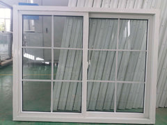 GLOBAL PROJECTS WINDOW UPVC sliding grill window with customized size detail of UPVC sliding window