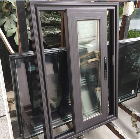 GaoMing slim sliding windows/aluminum sliding window frame/double glazed sliding window price philippines on China WDMA
