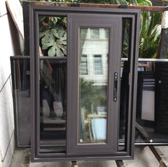 GaoMing slim sliding windows/aluminum sliding window frame/double glazed sliding window price philippines on China WDMA