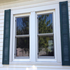 Gaoming Australia standard hinged windows double glass black vinyl windows casement window for decoration