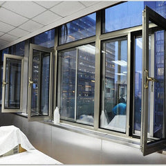 Gaoming Surface finished aluminum single hung windows and doors with decorative aluminum screen window on China WDMA
