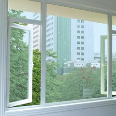 Gaoming Surface finished aluminum single hung windows and doors with decorative aluminum screen window on China WDMA