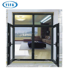 Georgia Factory Price Swing Glass Aluminum Casement Window with Built in Blinds on China WDMA