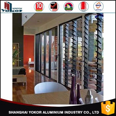 Glass Louvre French windows for Luxury Villa on China WDMA