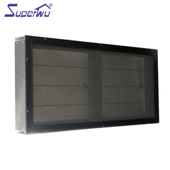 Glass louver anti-theft bar design aluminum security doors and Windows on China WDMA