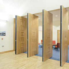 Good Quality Design Decorative Movable Partition Wall Sliding Doors for Art Gallery/Dance Studio on China WDMA