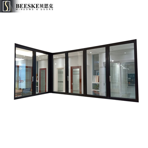 Good Quality Easy Install Standard Size Breathable Aluminum Frame Sliding And Folding Window on China WDMA