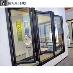 Good Quality Easy Install Standard Size Breathable Aluminum Frame Sliding And Folding Window on China WDMA