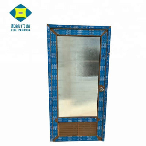 Guangzhou Factory Waterproof White PVC UPVC Frosted Glass Bathroom Toilet Doors Price on China WDMA