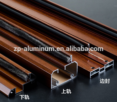 Guangzhou extruded aluminium sliding door profile on China WDMA