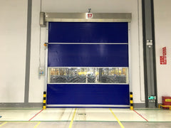 Guangzhou manufacturers high-speed PVC screen rapid rolling safety industrial door with the remote control on China WDMA