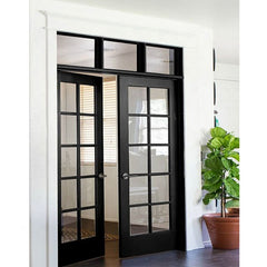 Houses Modern Door Grill Design Aluminum Double Glass French Doors Exterior