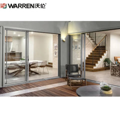 Warren 96 Patio Door 4 Panel Sliding Door Sliding Patio Doors 96x80 Exterior Aluminum Glass