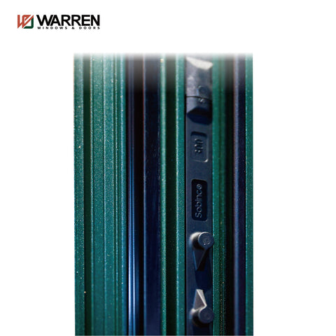 Warren 75 Aluminum double glass casement window color customized used doors and windows for sale