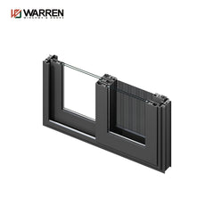 Warren 72x60 Sliding Aluminium Low E White Manufacturers Window With Grids
