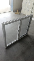 WDMA Durable Quality Bathroom Used Customized PVC Sliding Window Designs With Frosted Glass