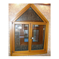 WDMA Customized UPVC/PVC windows double glazed swing glass window