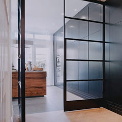 WDMA  French style steel doors and windows tempered opaque glass and swiss imported hot rolled carbon steel doors