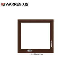 Warren 28x48 Window Aluminium Frame Glass Window Price Double Pane Insulated Windows