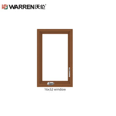 Warren 2x5 Window Double Glazed Windows Soundproof Aluminum Casement 24x60 Windows Prices