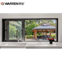 Warren 30x30 Sliding Aluminium Frosted Glass Blue Vertical Window Rough Opening