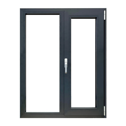 WDMA Commercial casement window customized aluminum window and door