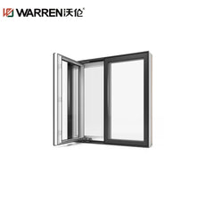 Warren 28x48 Casement Aluminium Double Glazing Blue Double Hung Window Price