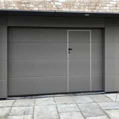 China WDMA modern aluminium panels garage door design motor rail for garage door
