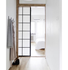 WDMA  decorative glass steel door exterior partition antique iron doors grill door design in mild steel