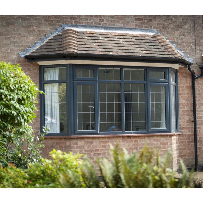 House Glass PVC Bow Bay Up Down Sliding Window Aluminium Bay Window wi ...